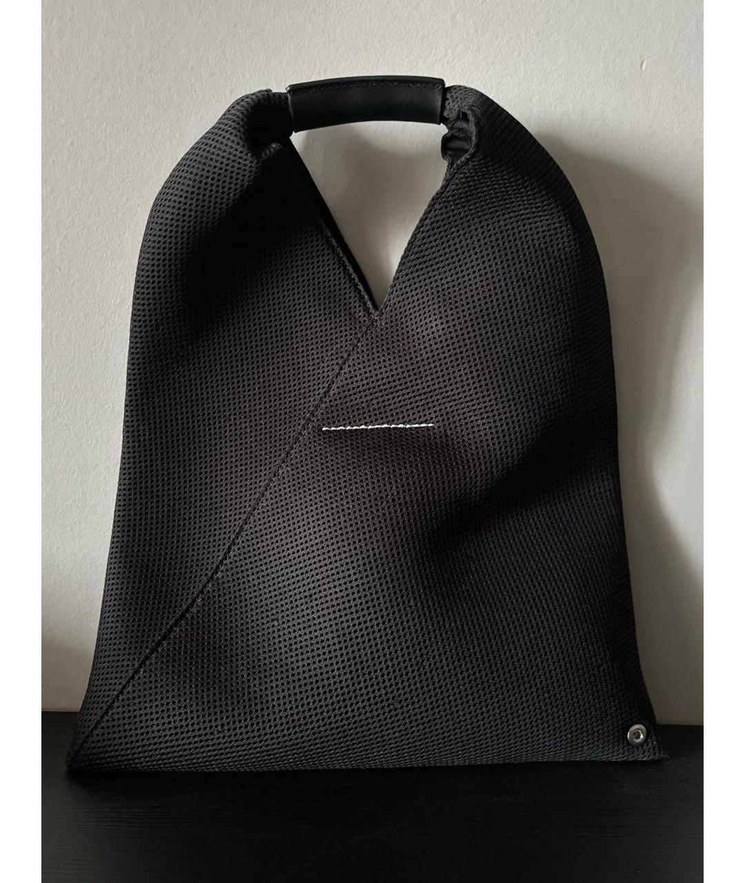 MM6 MAISON MARGIELA Черная сумка тоут, фото 4