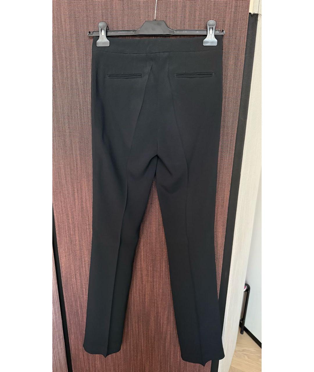 TOM FORD Черные вискозные прямые брюки, фото 2