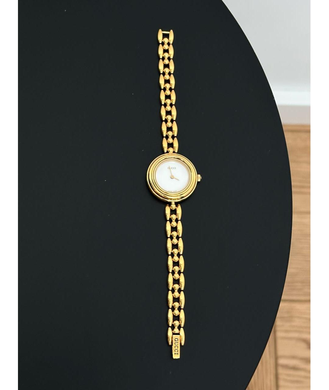 GUCCI Золотые часы, фото 2