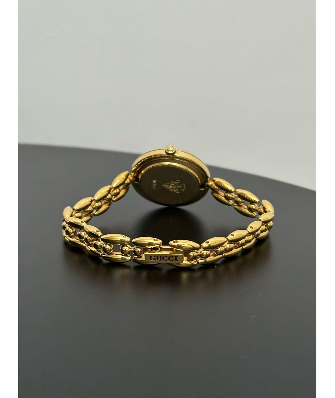GUCCI Золотые часы, фото 4