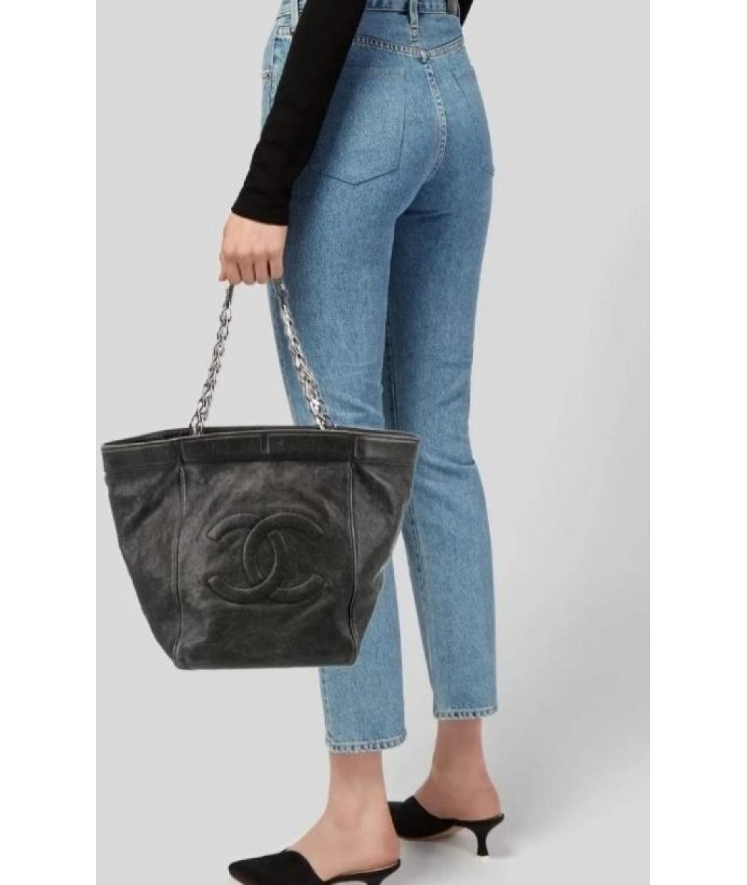 CHANEL Кожаная сумка тоут, фото 9