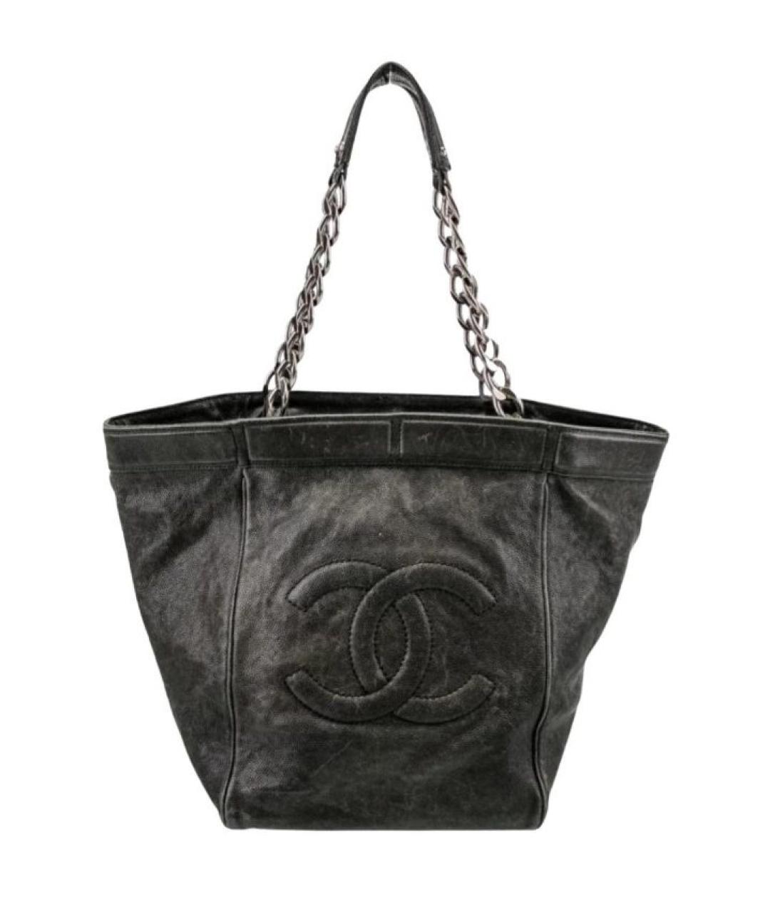 CHANEL Кожаная сумка тоут, фото 10