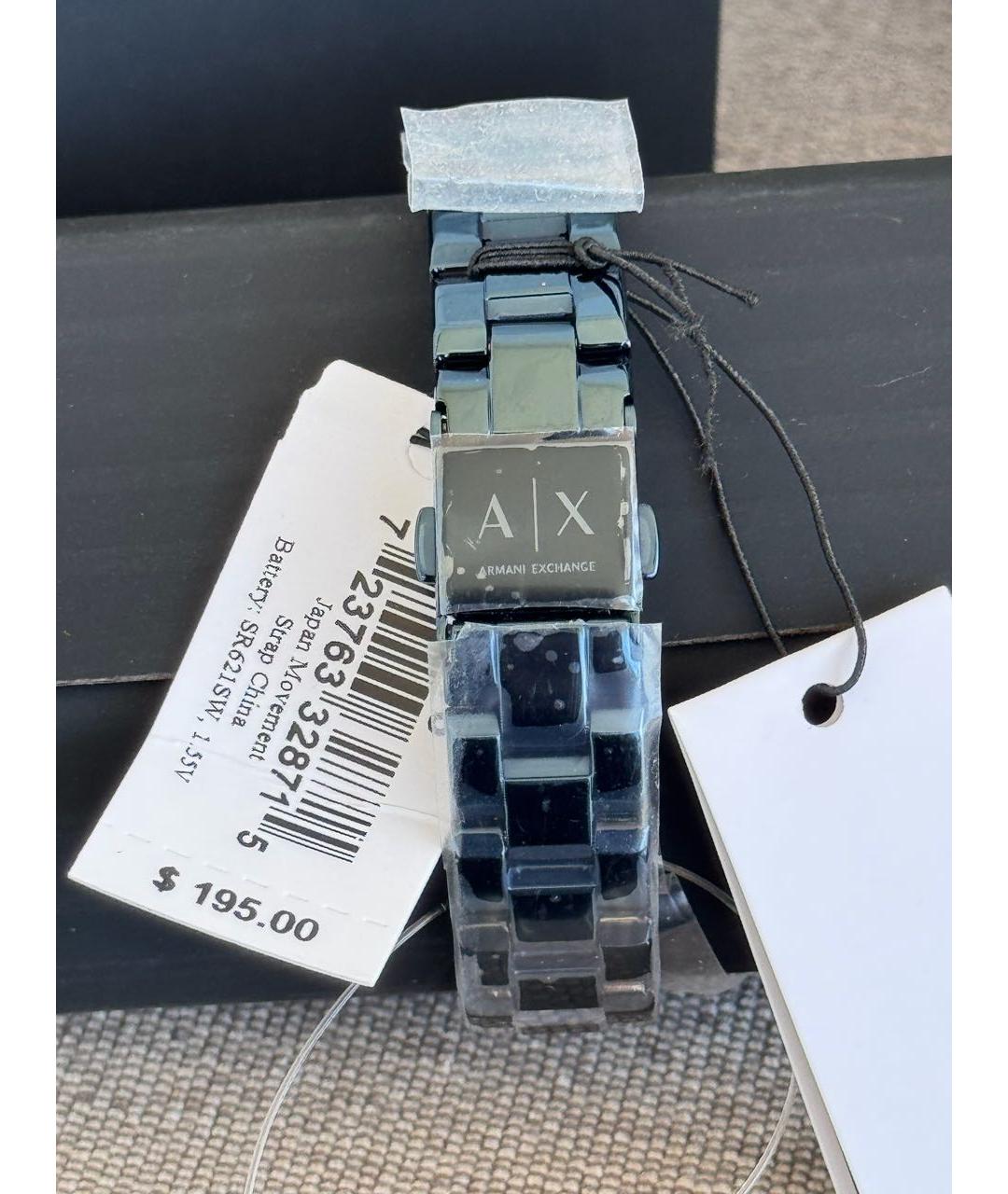 ARMANI EXCHANGE Синие металлические часы, фото 4