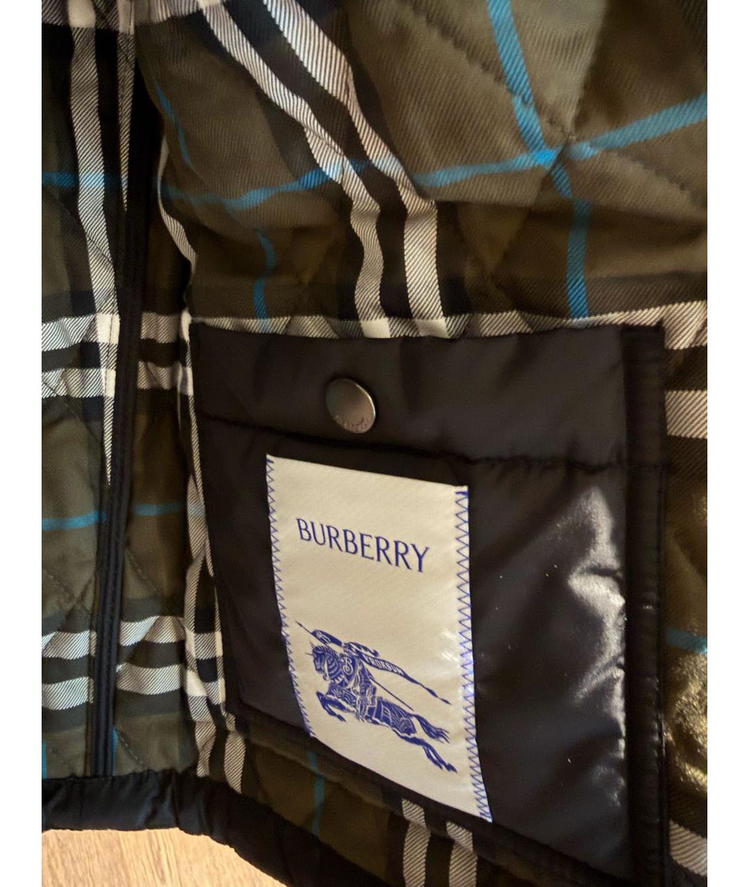 BURBERRY Черная куртка, фото 4