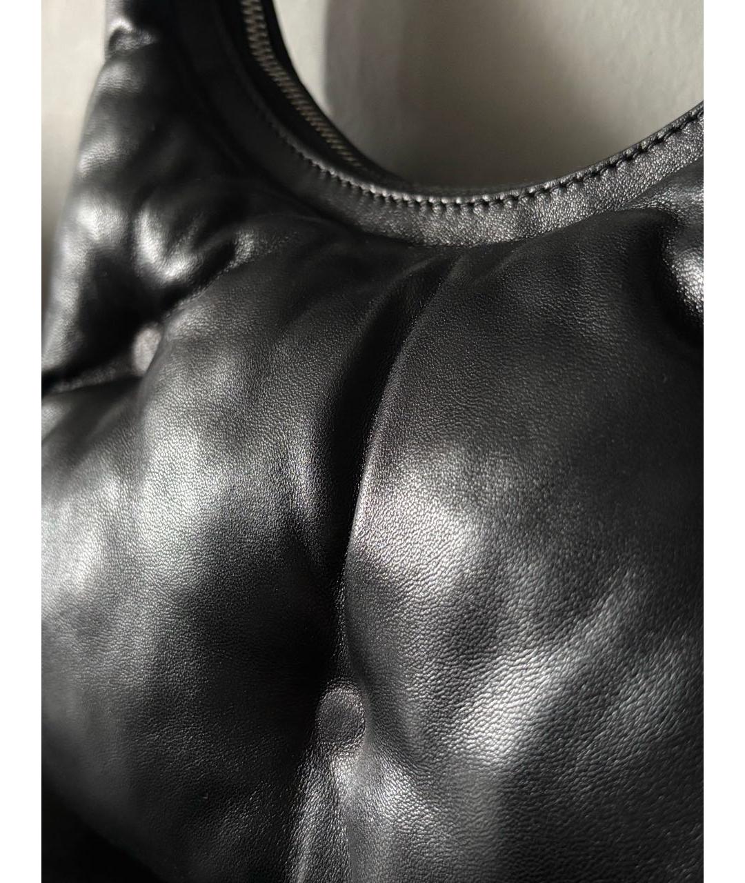 MAISON MARGIELA Черная кожаная сумка через плечо, фото 7