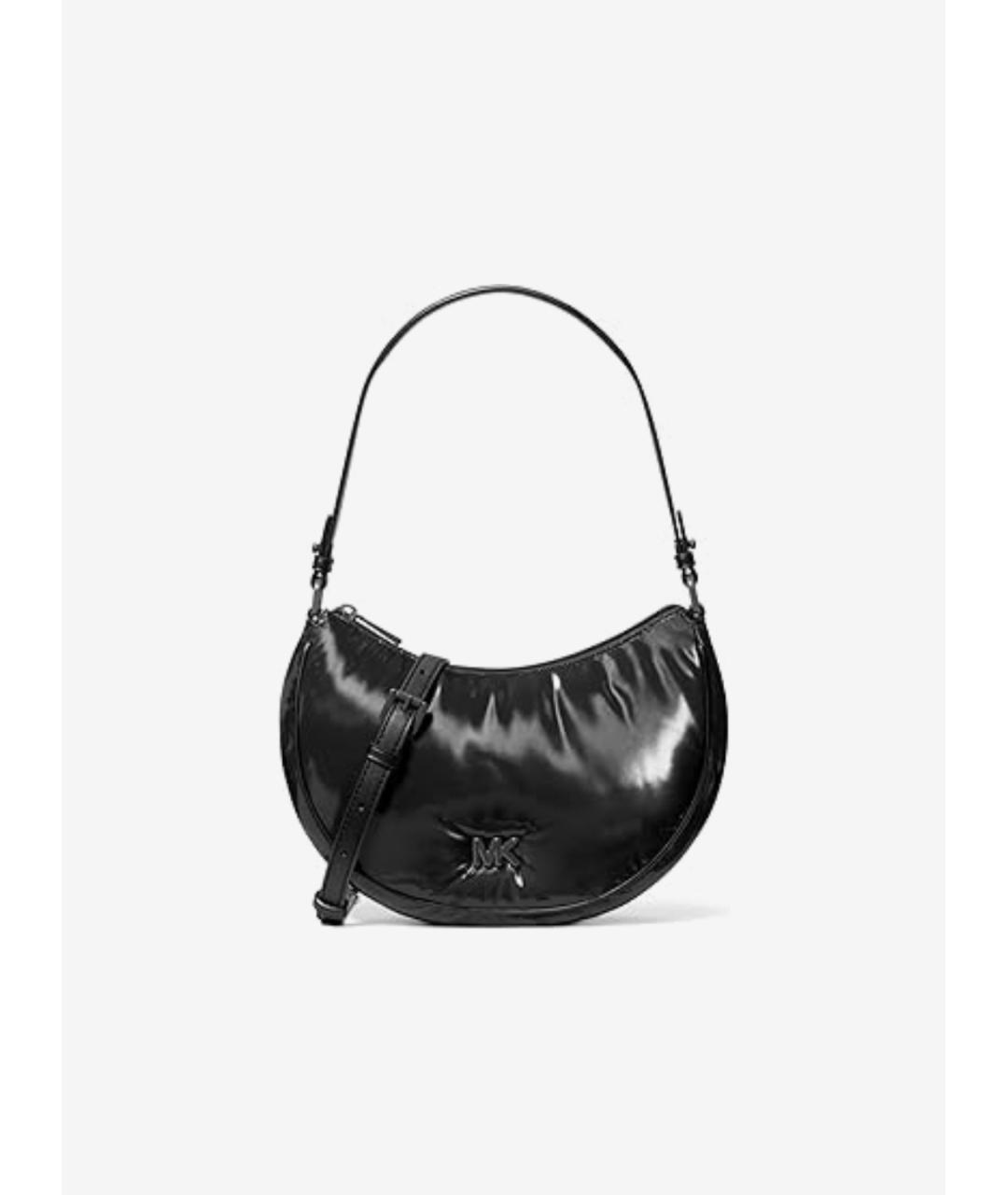 MICHAEL KORS Черная синтетическая сумка с короткими ручками, фото 8