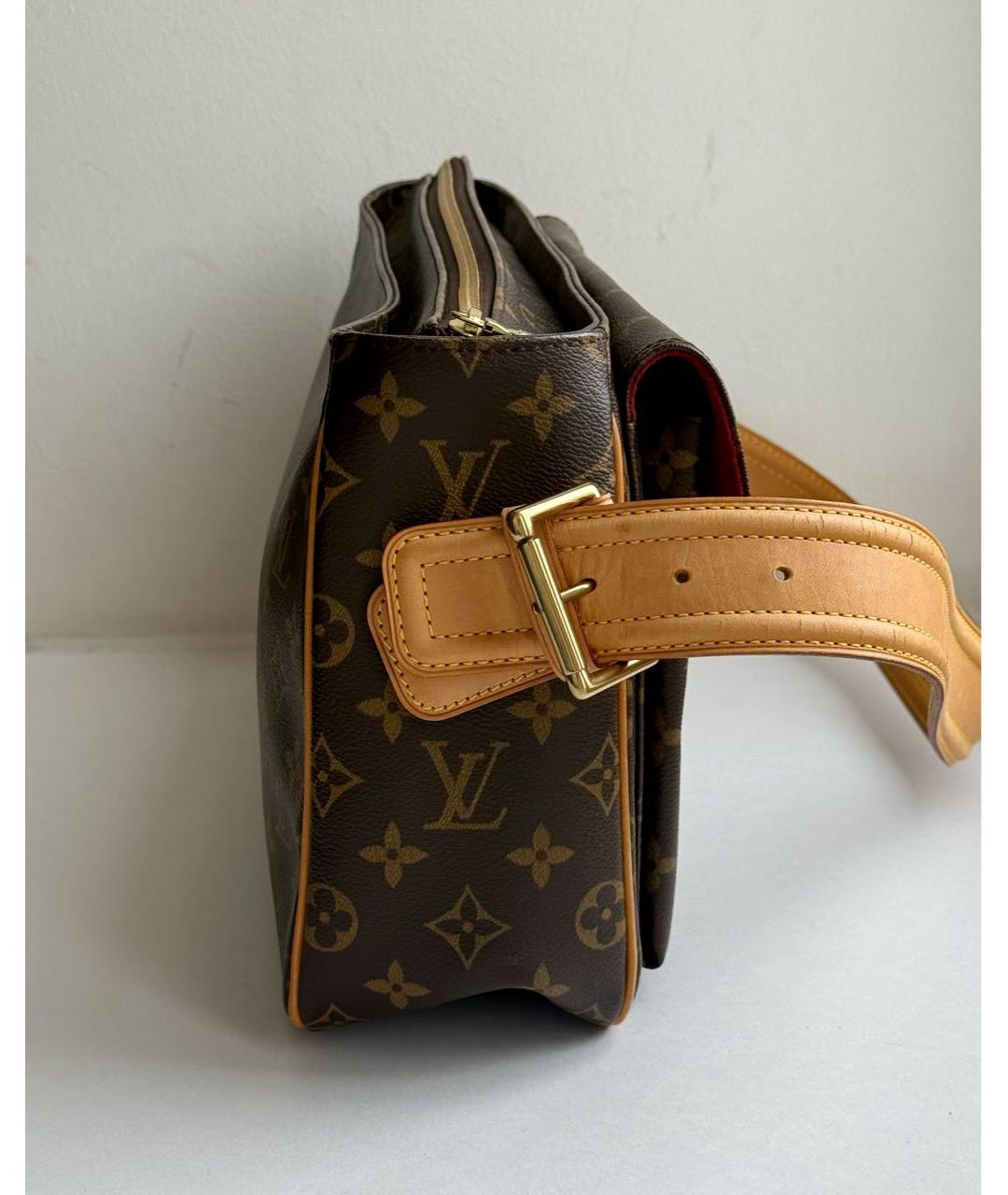 LOUIS VUITTON Коричневая сумка через плечо, фото 2