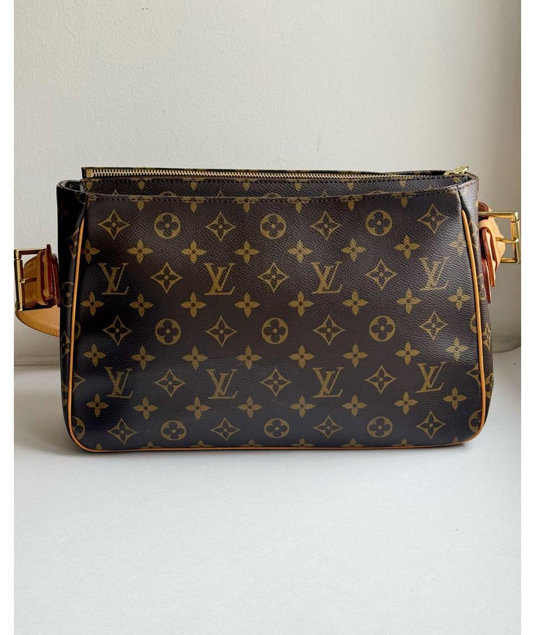 LOUIS VUITTON Коричневая сумка через плечо, фото 4