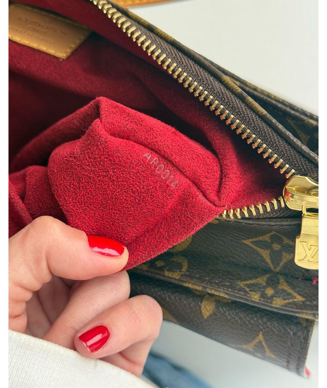 LOUIS VUITTON Коричневая сумка через плечо, фото 7