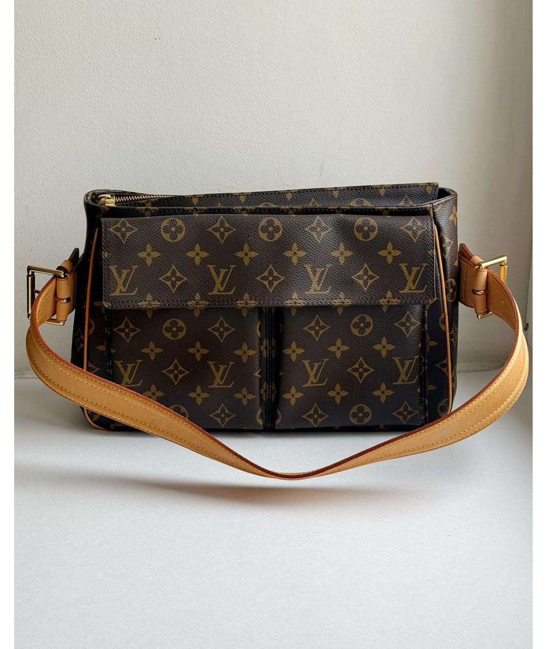 LOUIS VUITTON Коричневая сумка через плечо, фото 9