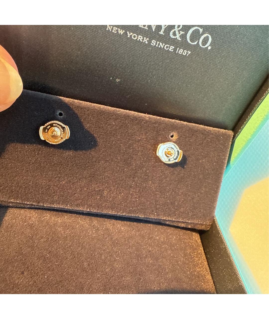 TIFFANY&CO Розовые серьги из розового золота, фото 5