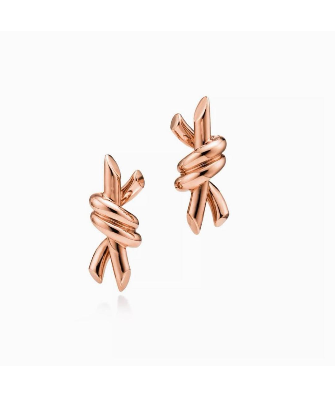 TIFFANY&CO Розовые серьги из розового золота, фото 7