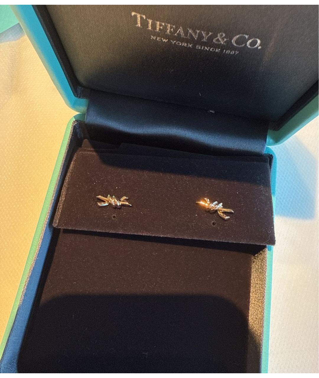 TIFFANY&CO Розовые серьги из розового золота, фото 4