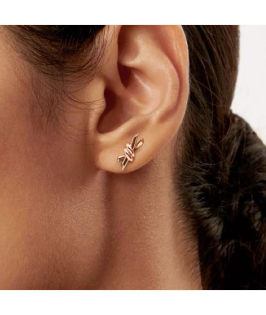 TIFFANY&CO Розовые серьги из розового золота, фото 3