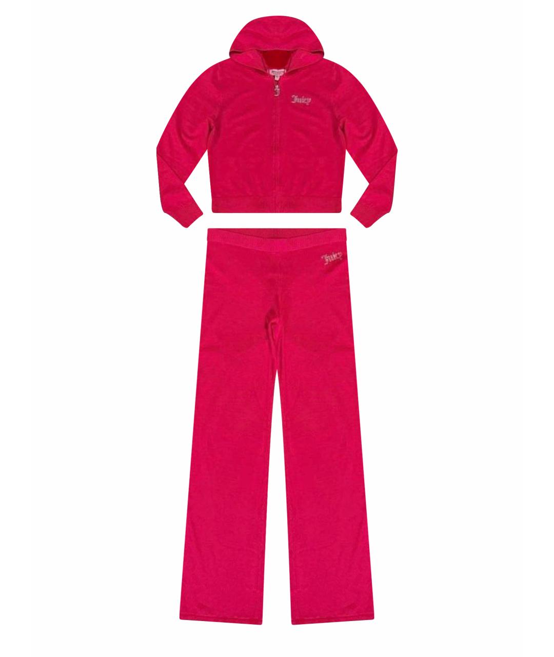 JUICY COUTURE Розовый вискозный костюм с брюками, фото 1