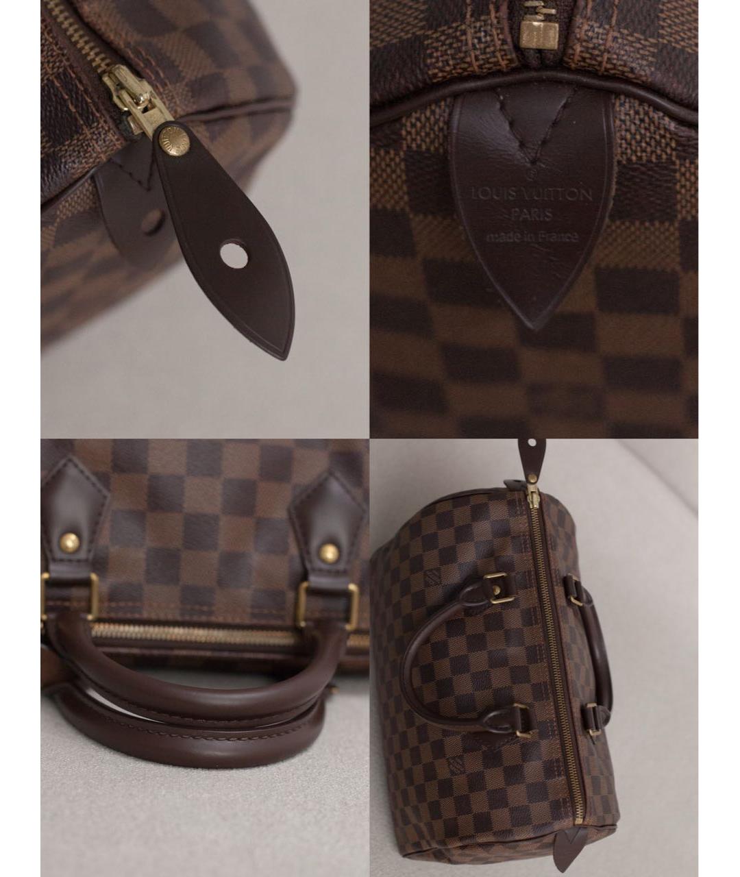 LOUIS VUITTON Коричневая сумка с короткими ручками, фото 7