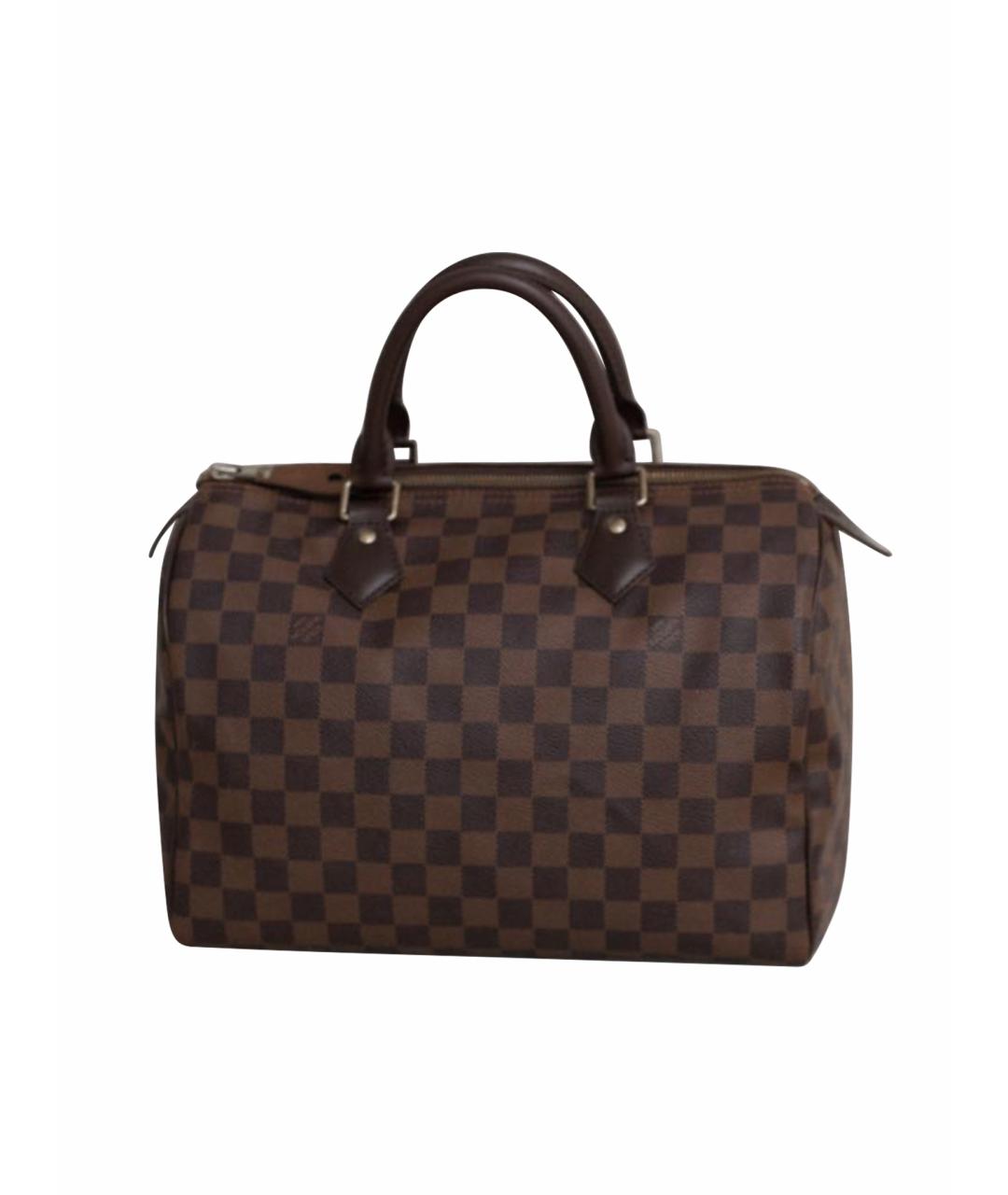 LOUIS VUITTON Коричневая сумка с короткими ручками, фото 1