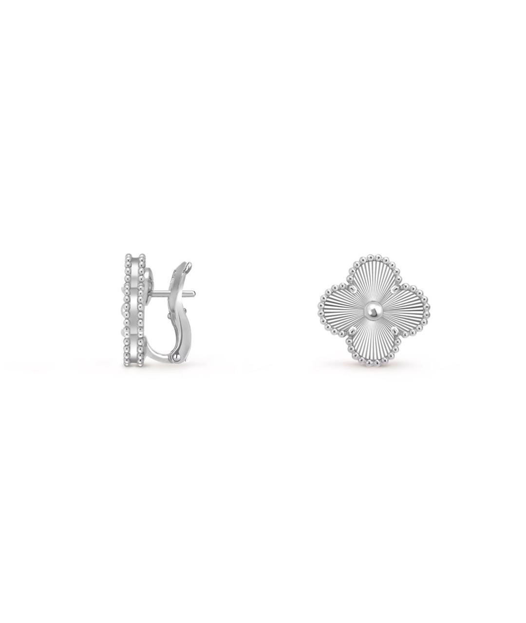 VAN CLEEF & ARPELS Серебряные серьги из белого золота, фото 2