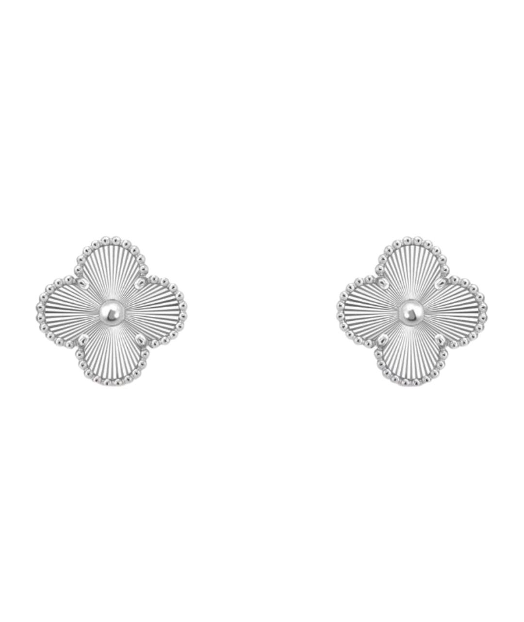 VAN CLEEF & ARPELS Серебряные серьги из белого золота, фото 1