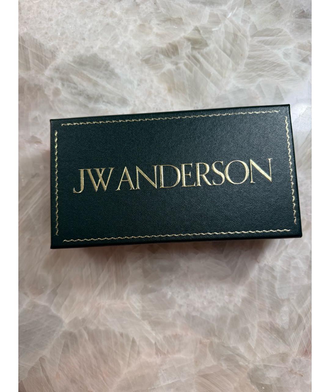 J.W.ANDERSON Золотые металлические солнцезащитные очки, фото 4