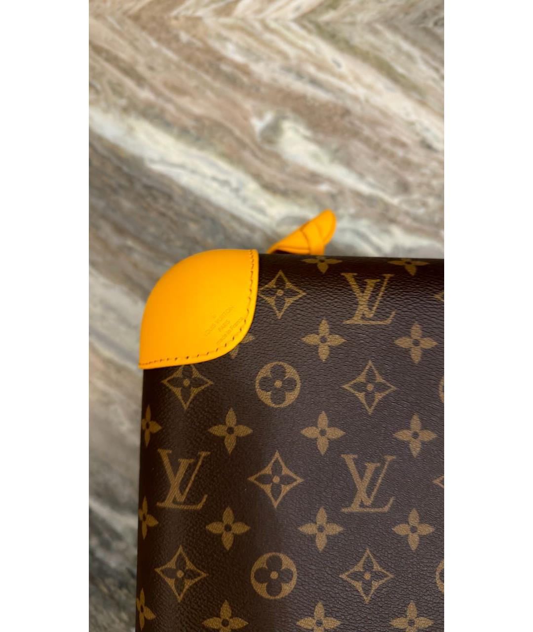 LOUIS VUITTON Коричневый чемодан, фото 2