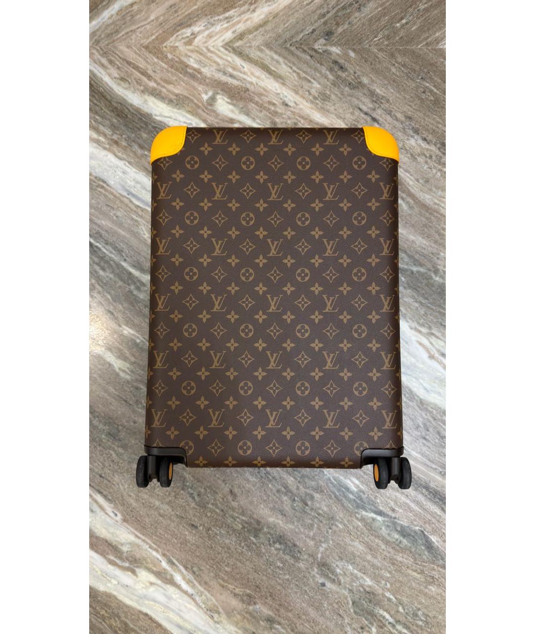 LOUIS VUITTON Коричневый чемодан, фото 9