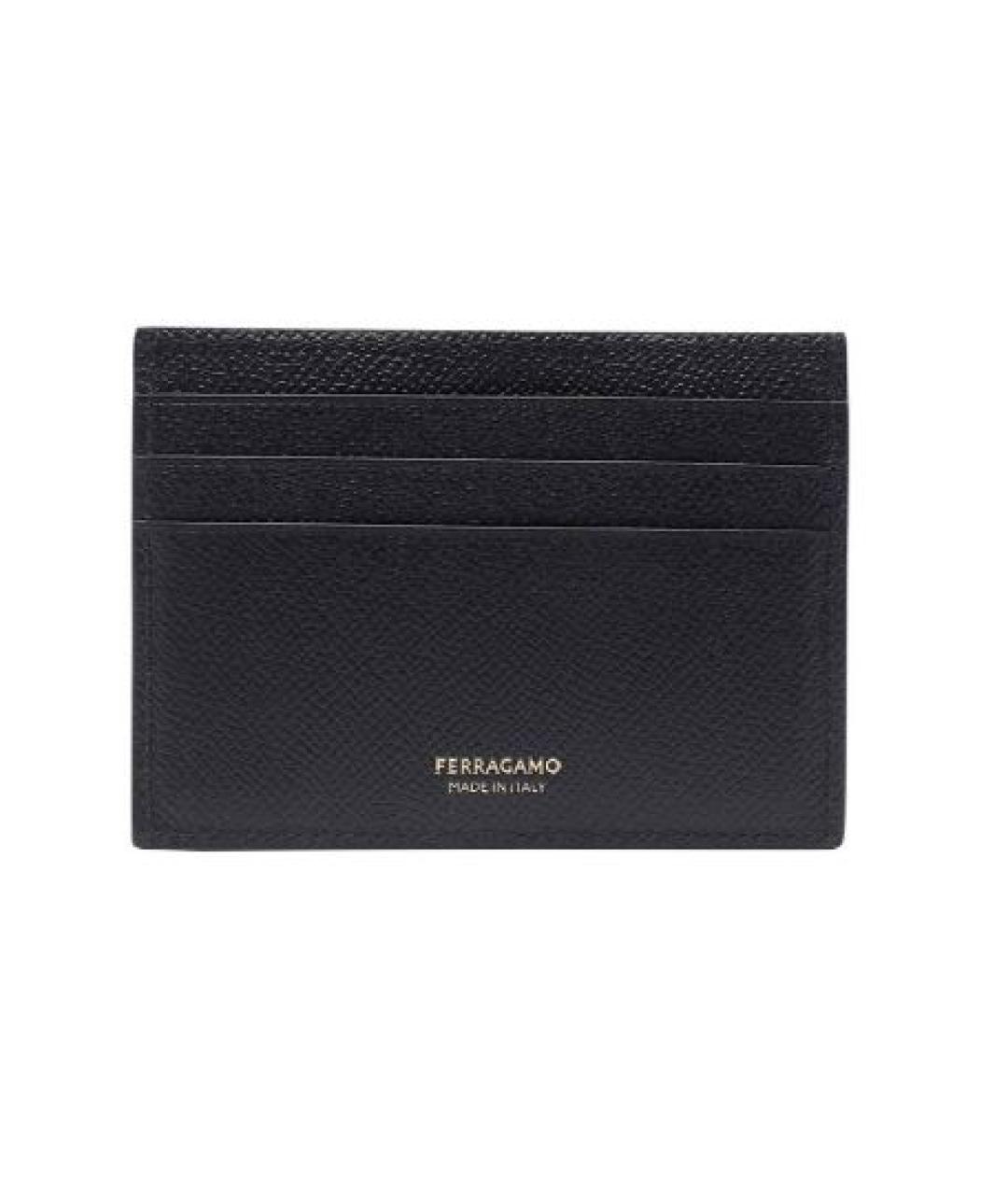 FERRAGAMO Черный кардхолдер, фото 3