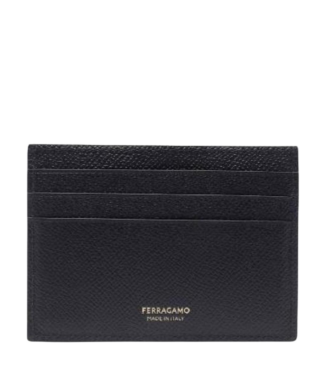 FERRAGAMO Черный кардхолдер, фото 1