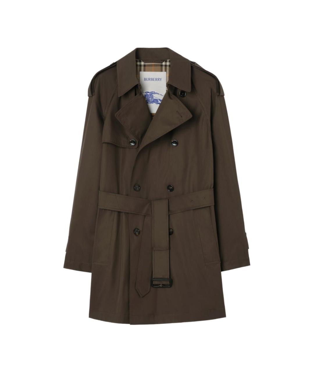 BURBERRY Коричневое пальто, фото 1