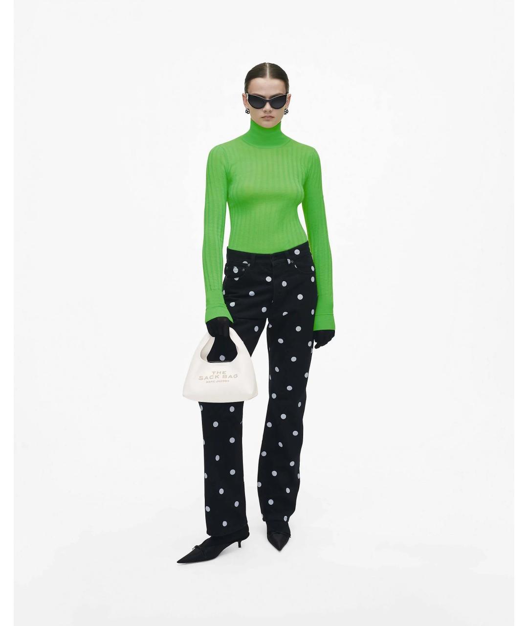 MARC JACOBS Белая кожаная сумка через плечо, фото 3