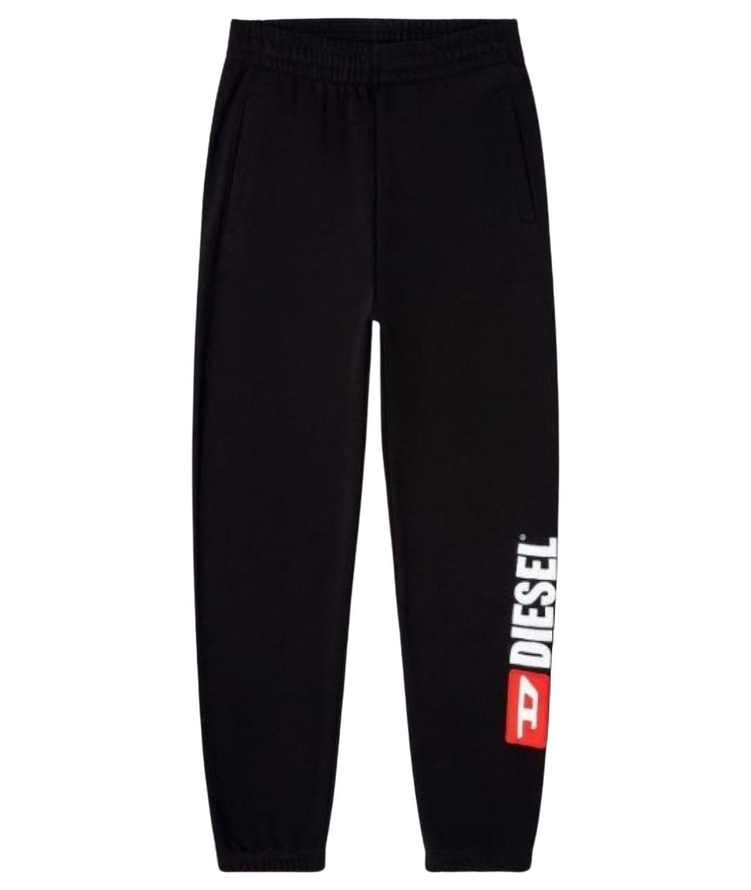 DIESEL Черные хлопковые повседневные брюки, фото 1
