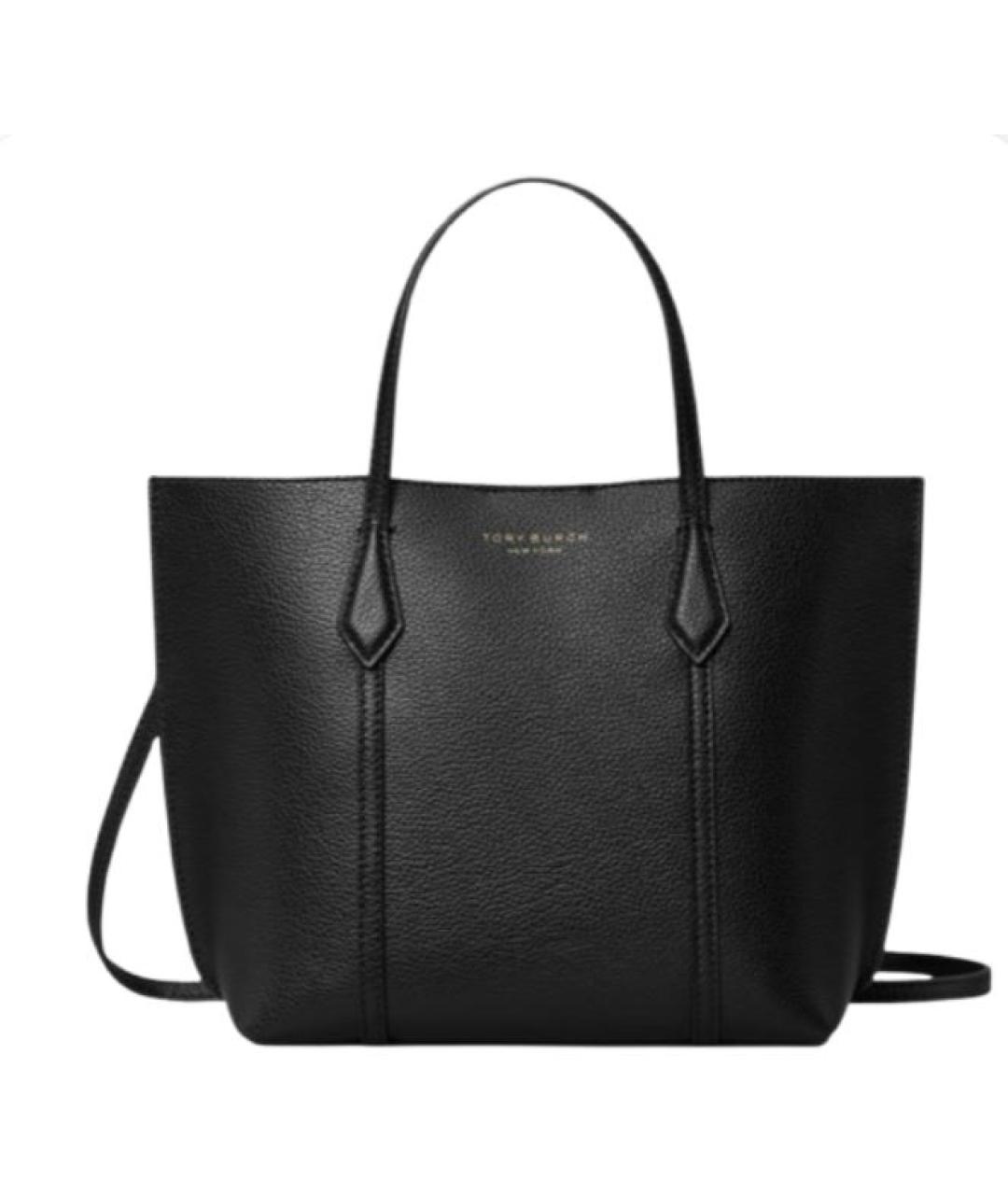 TORY BURCH Черная сумка тоут, фото 3