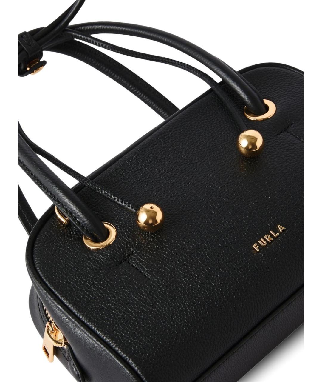 FURLA Черная сумка через плечо, фото 3
