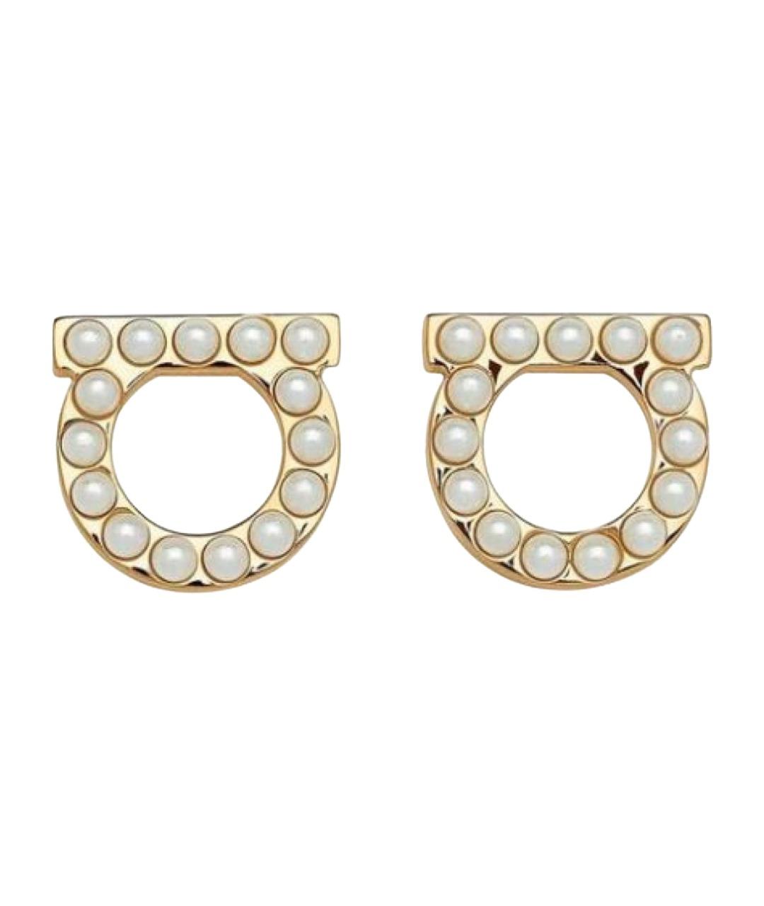 FERRAGAMO Золотые серьги, фото 1