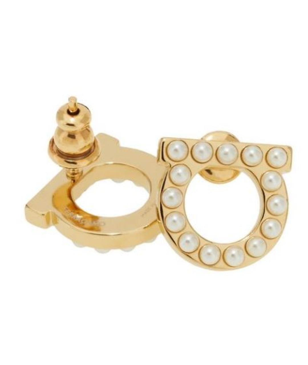 FERRAGAMO Золотые серьги, фото 2