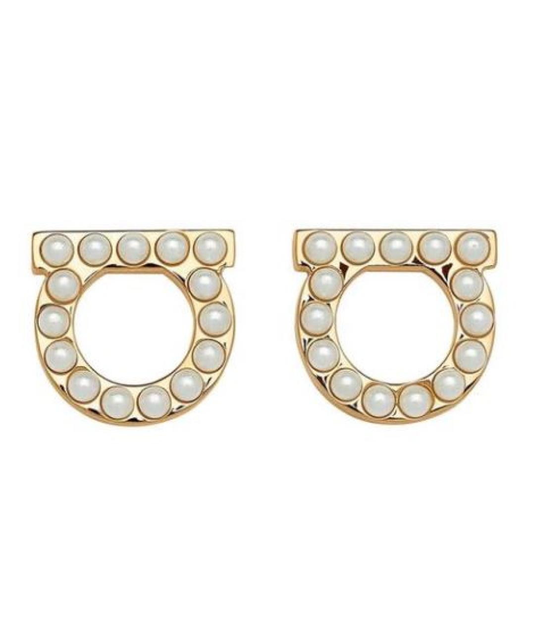 FERRAGAMO Золотые серьги, фото 3