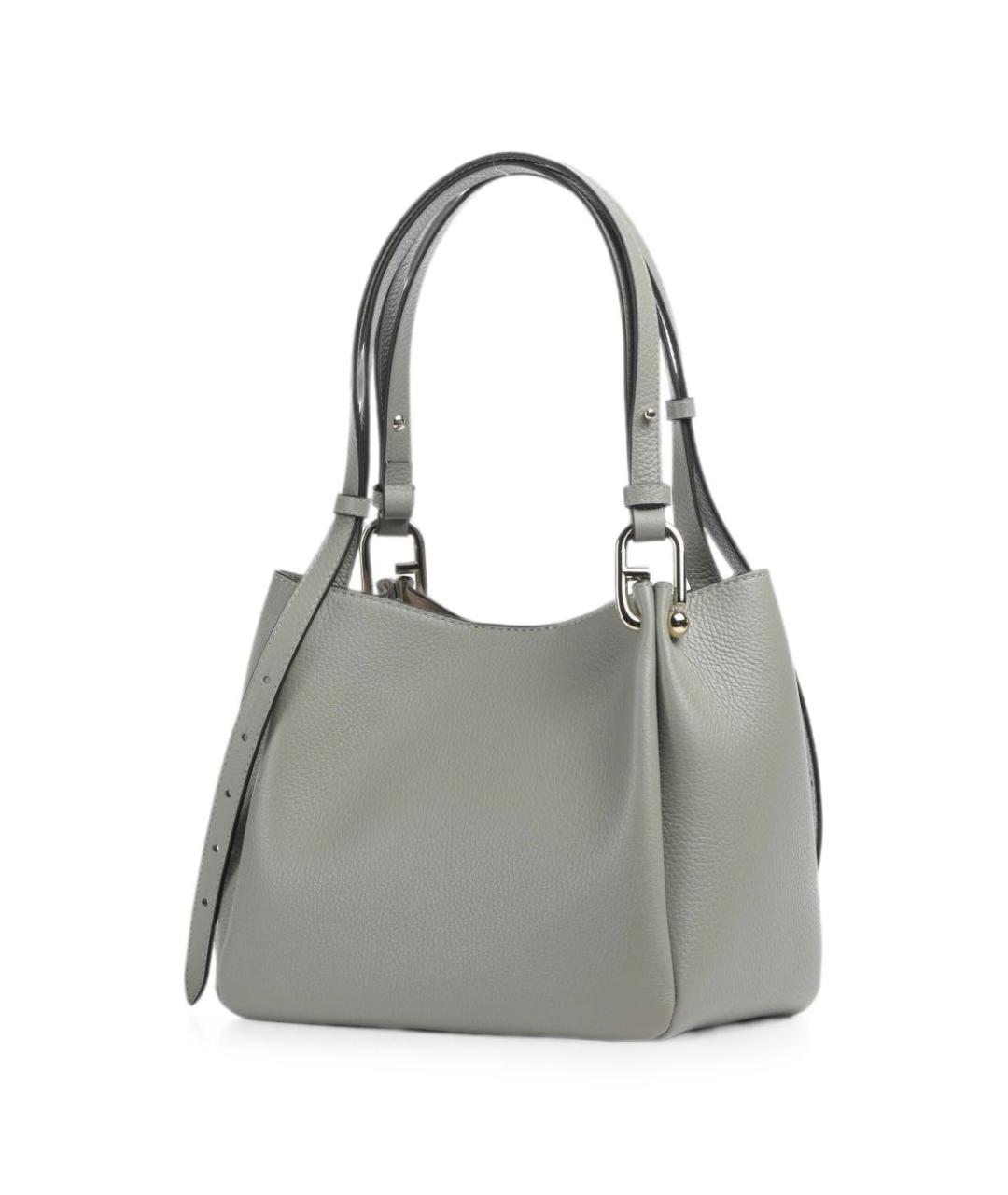 FURLA Зеленая кожаная сумка тоут, фото 4