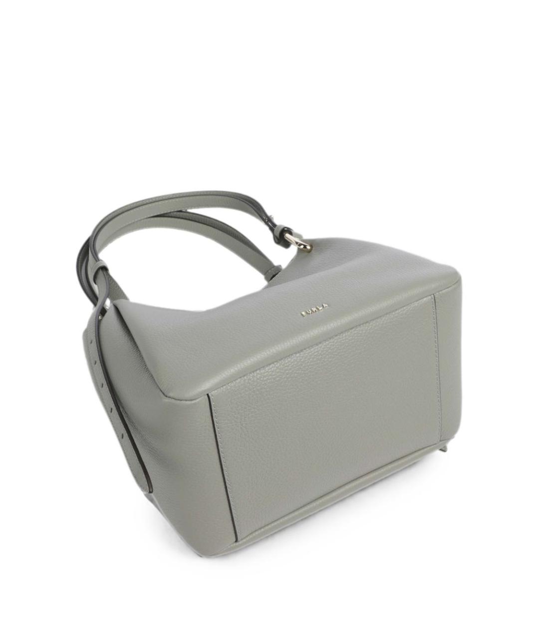 FURLA Зеленая кожаная сумка тоут, фото 2