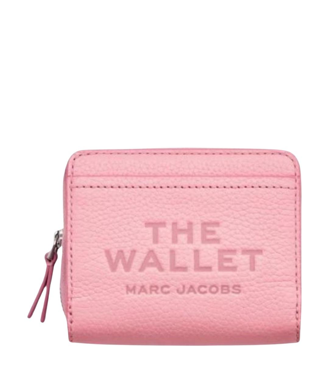 MARC JACOBS Розовый кожаный кошелек, фото 1