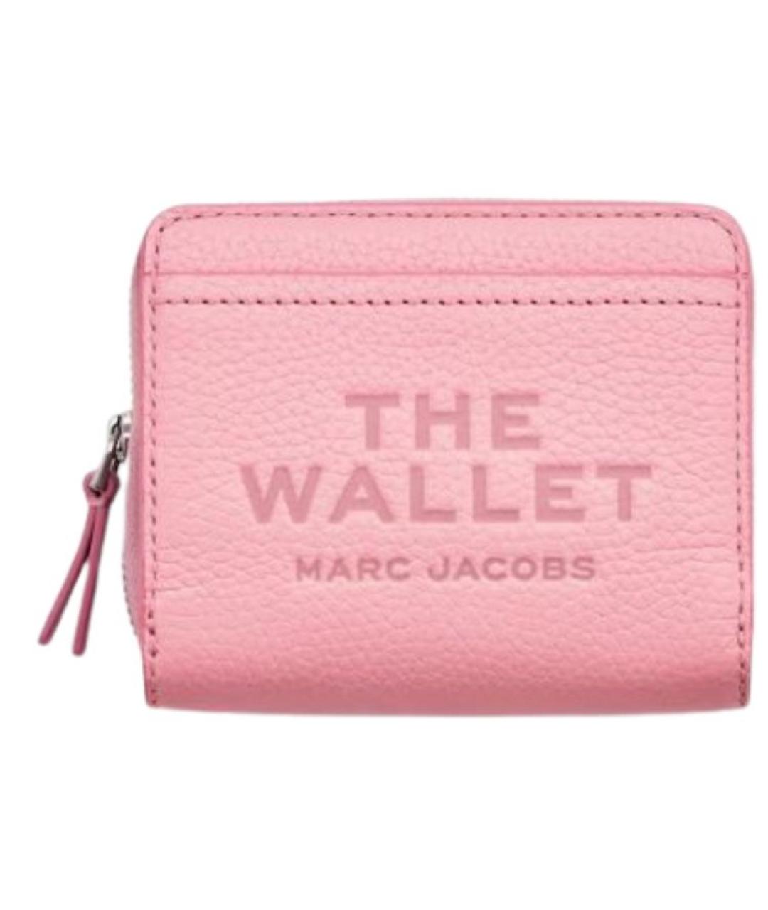 MARC JACOBS Розовый кожаный кошелек, фото 3