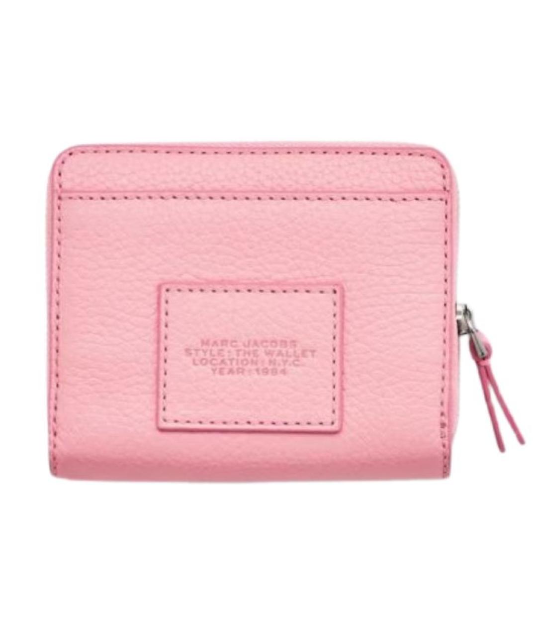 MARC JACOBS Розовый кожаный кошелек, фото 2