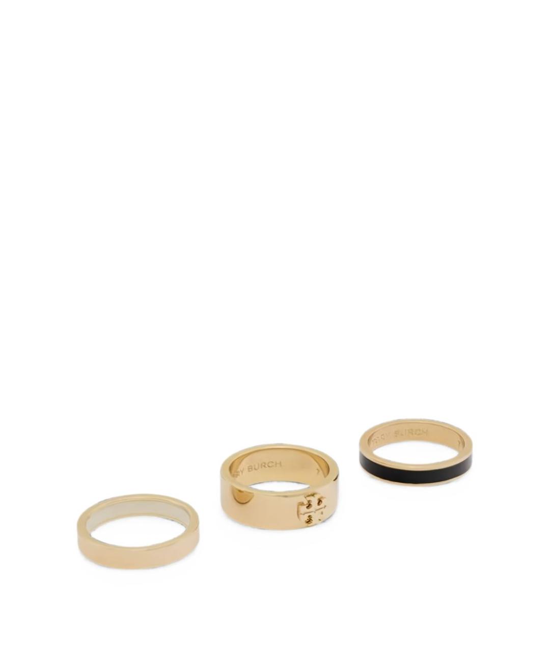 TORY BURCH Золотое латунное кольцо, фото 1