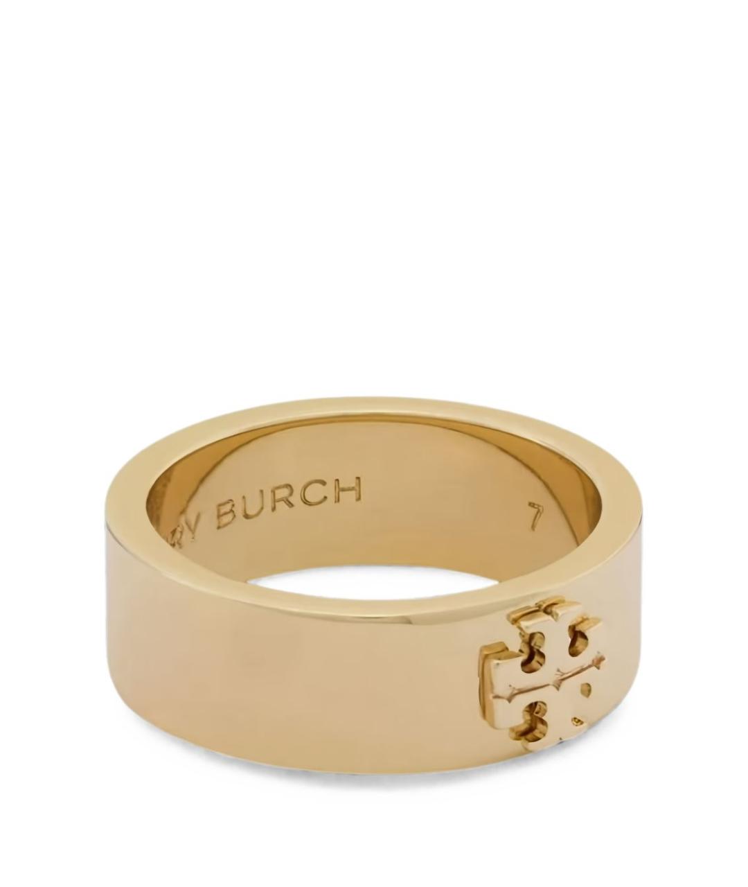 TORY BURCH Золотое латунное кольцо, фото 3