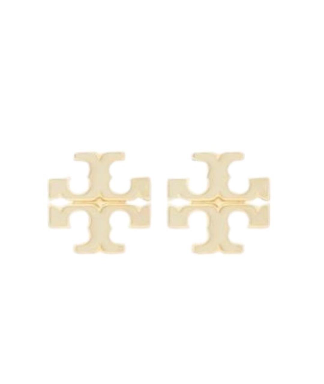 TORY BURCH Золотые латунные серьги, фото 2