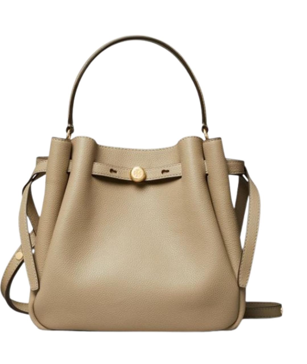 TORY BURCH Кожаная сумка с короткими ручками, фото 2