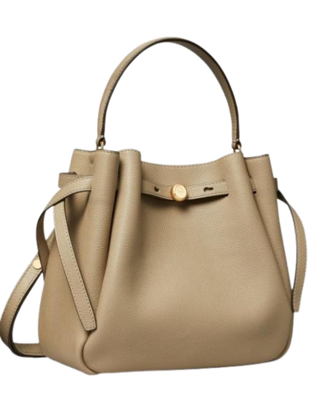 TORY BURCH Кожаная сумка с короткими ручками, фото 3