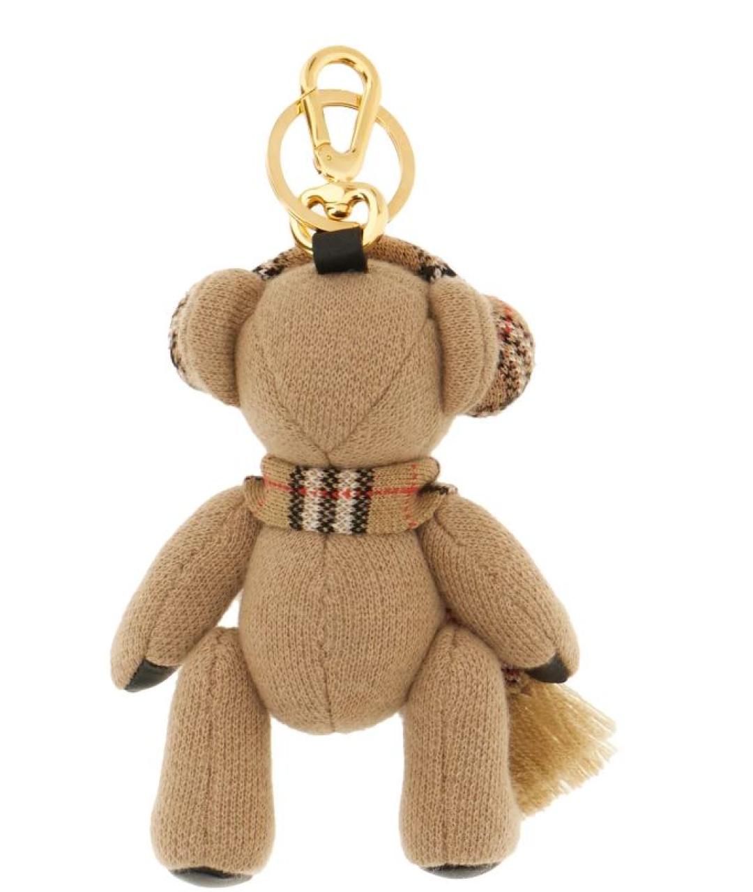 BURBERRY Бежевый брелок, фото 2