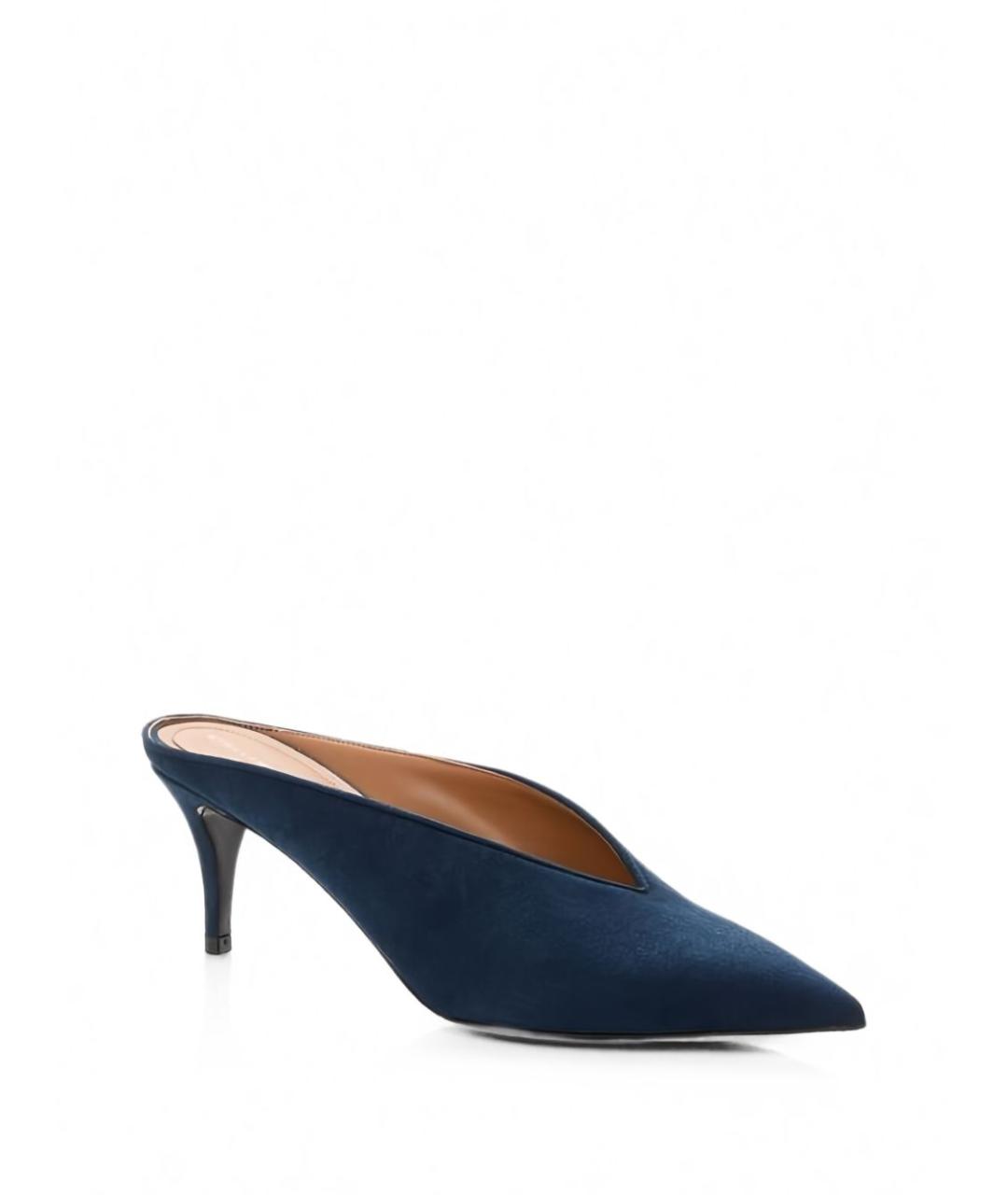 STELLA MCCARTNEY Темно-синие мюли из искусственной кожи, фото 4