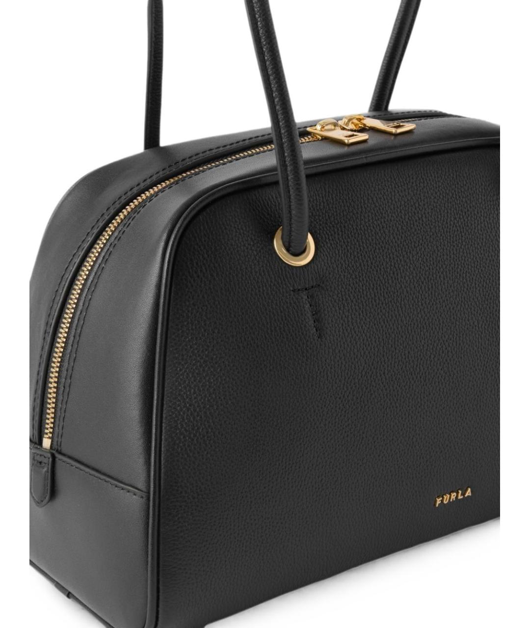 FURLA Черная сумка через плечо, фото 3