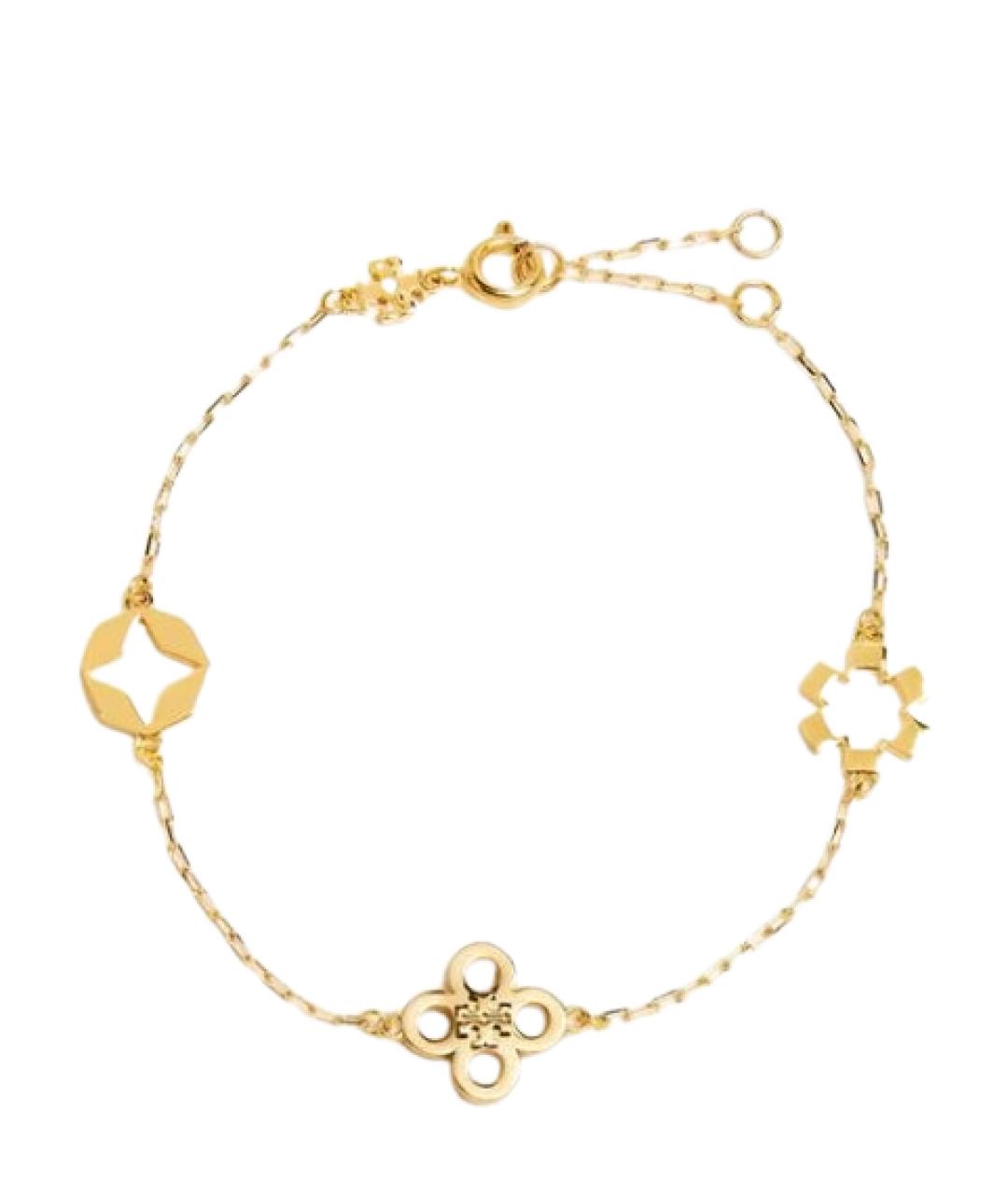 TORY BURCH Золотой латунный браслет, фото 1